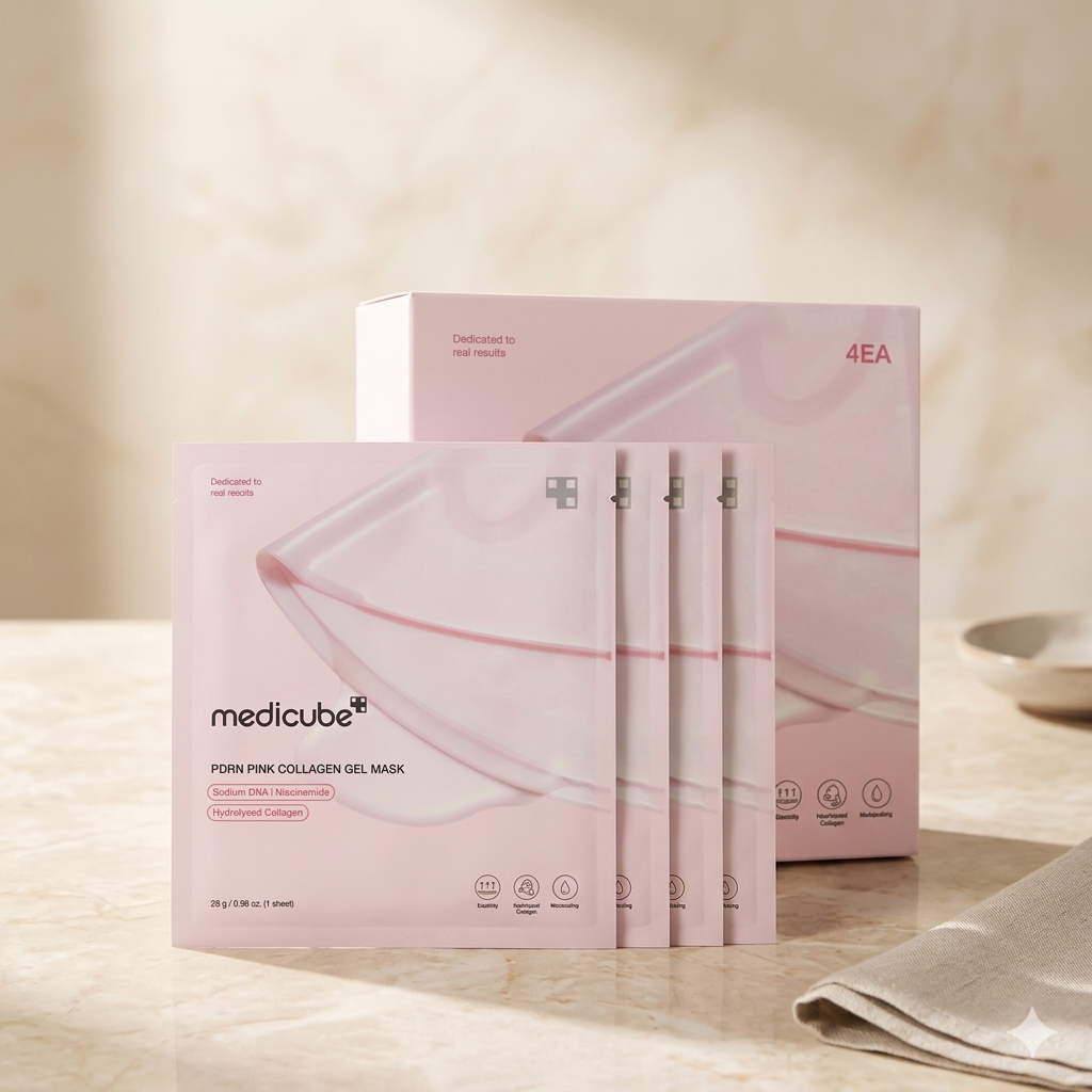 [Medicube] PDRN Pink Collagen Gel Mask 4EA